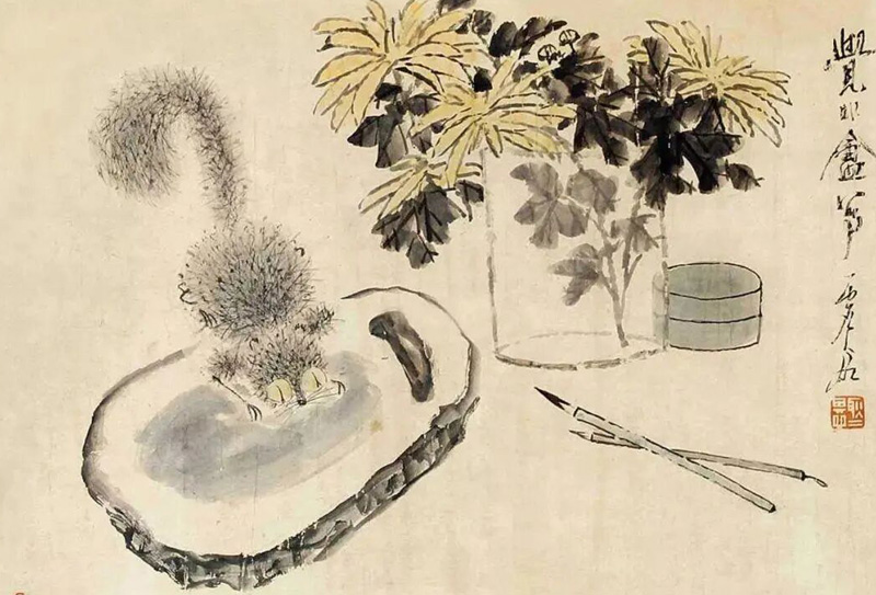 中國近代海上畫派的代表畫家之一虛谷高清畫作130幅欣賞